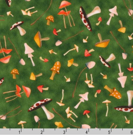 Robert Kaufman Fabrics Gnomeland Critters SKRD 21927 7 Green