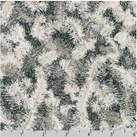 Robert Kaufman Fabrics Holiday Flourish-Snow Flower SRKM 21602 254 Frost