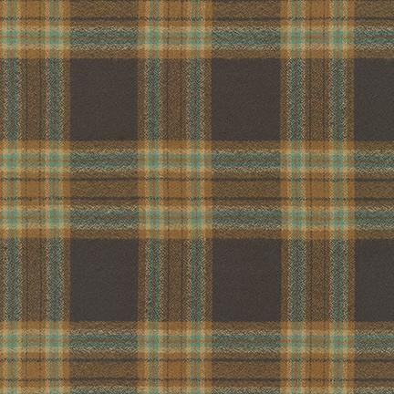 Robert Kaufman Fabrics Mammoth Flannel SRKF 19666 323 Walnut