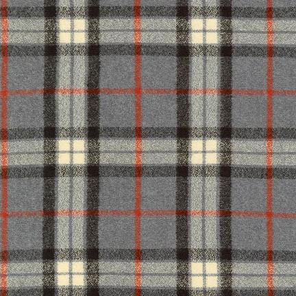 Robert Kaufman Fabrics Mammoth Flannel SRKF-14884-12 Grey