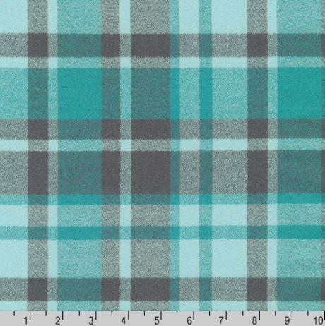 Robert Kaufman Fabrics Mammoth Flannel SRKF-21395-213 Teal