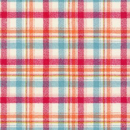 Robert Kaufman Fabrics Mammoth Junior Flannel SRKF 19840 349 Nectarine