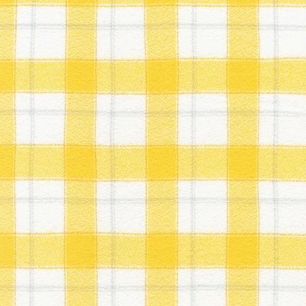 Robert Kaufman Fabrics Mammoth Junior Flannel SRKF 19841 406 Duckling