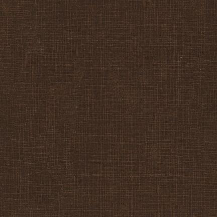 Robert Kaufman Fabrics Quilter's Linen Chocolate  ETJ-9864-167