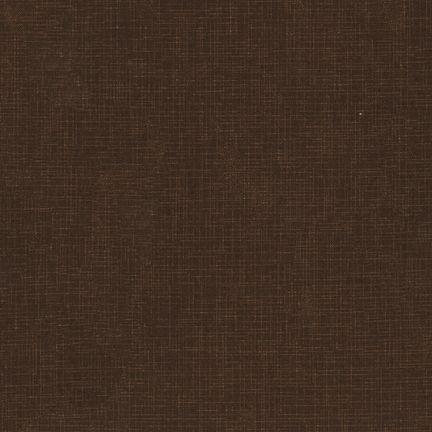 Robert Kaufman Fabrics Quilter's Linen Chocolate  ETJ-9864-167