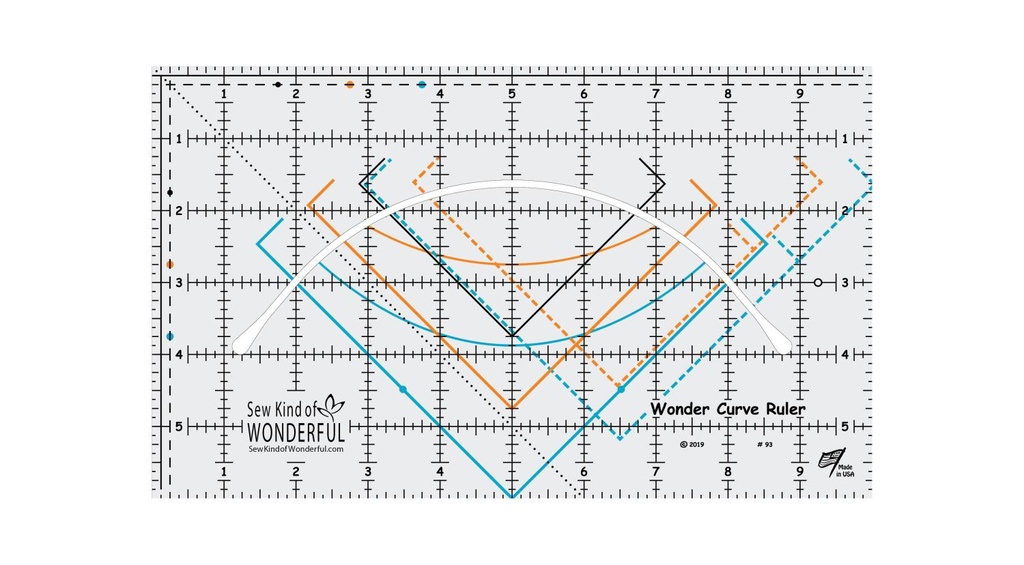 Sew Kind of Wonderful Wonder Curve Ruler SKW93