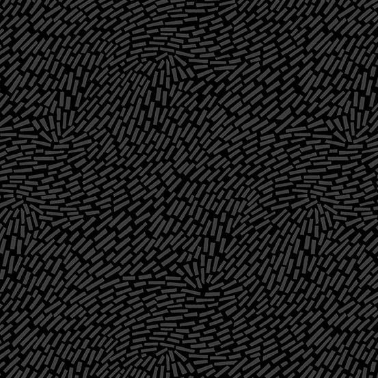 Andover Fabrics Century Black on Black Mosaic CS-9692-K