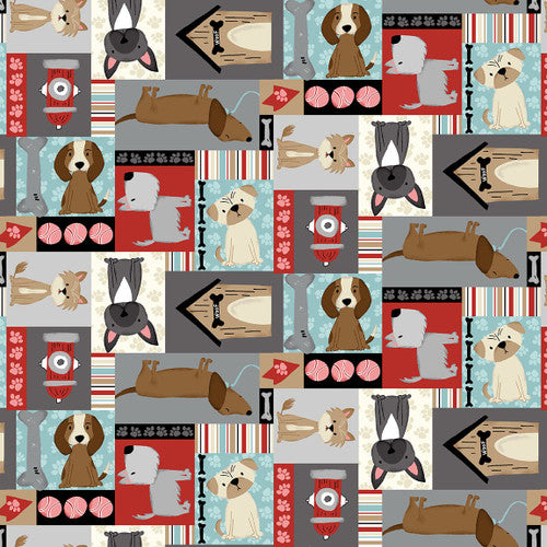 Studio E Fabrics Paw-sitively Awesome 7447 99