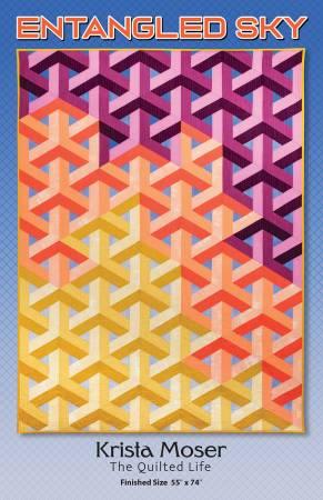 The Quilted Life Entangled Sky Pattern by Krista Moser TQL10014