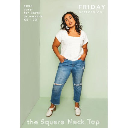 The Square Neck Top Pattern #003