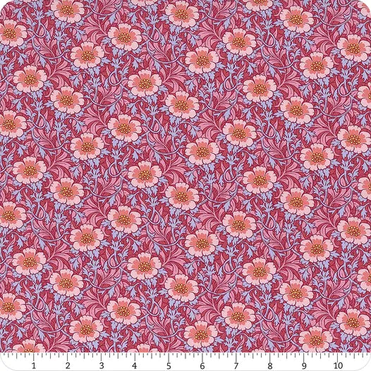 Tilda Fabrics Hibernation 100527 Winter Rose Hibiscus