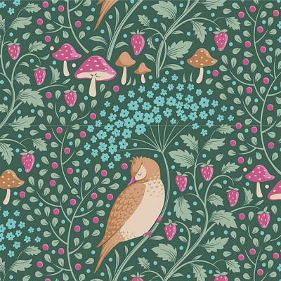 Tilda Fabrics Hibernation 100538 Sleepy Bird Lafayette