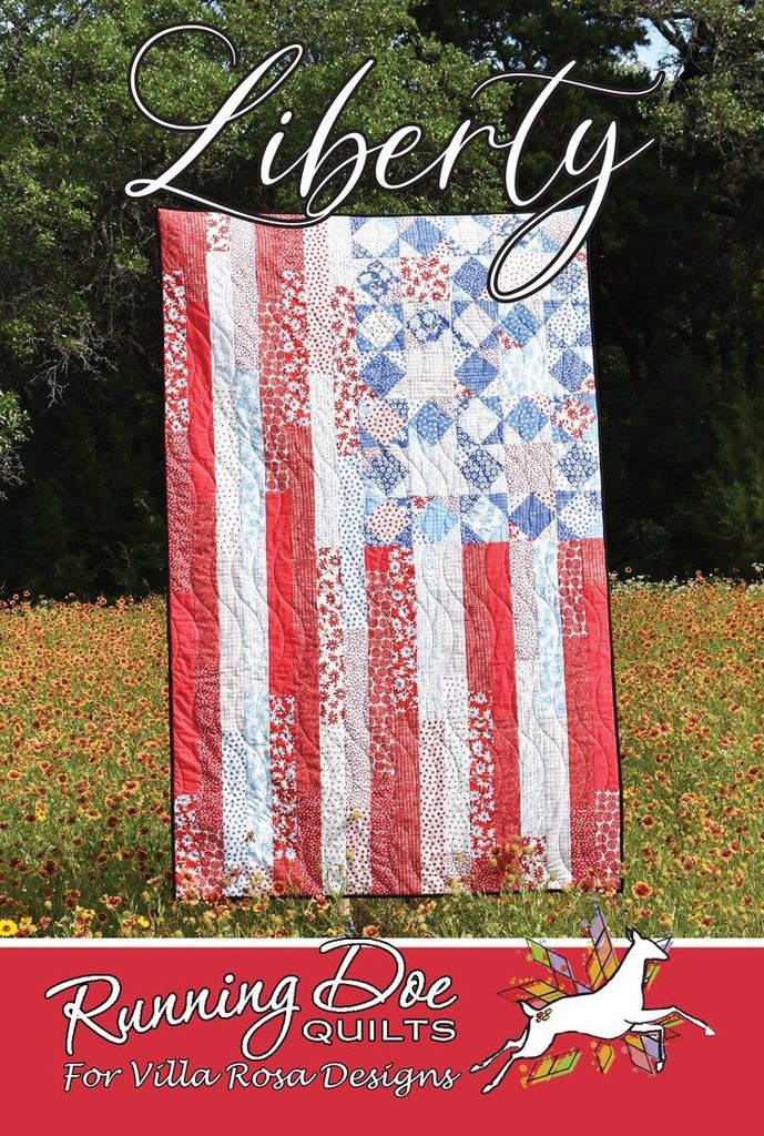 Villa Rosa Designs Liberty Pattern by Running Doe Quilts VRDRD055