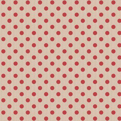 Tilda Fabrics Creating Memories Woven Polkadot Red TIL160085