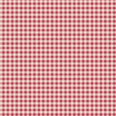 Tilda Fabrics Creating Memories Woven Gingham Red TIL160087