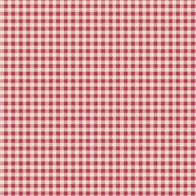 Tilda Fabrics Creating Memories Woven Gingham Red TIL160087