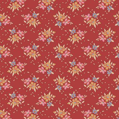 Tilda Fabrics Creating Memories Frida Red TIL130150