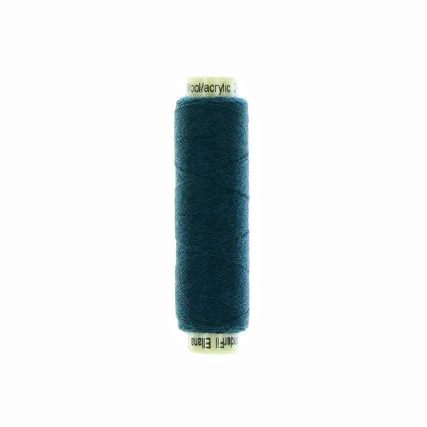 Sue Spargo Ellana 12wt(28/2) Wool/Acrylic Blend Thread 70yd EN60 Deep Teal