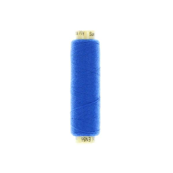 Sue Spargo Ellana 12wt(28/2) Wool/Acrylic Blend Thread 70yd EN56 Crystal Blue Persuasion