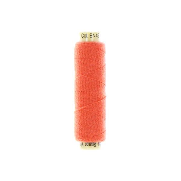 Sue Spargo Ellana 12wt(28/2) Wool/Acrylic Blend Thread 70yd EN49 Kumquat