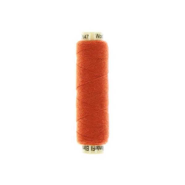 Sue Spargo Ellana 12wt(28/2) Wool/Acrylic Blend Thread 70yd EN47 Pumpkin