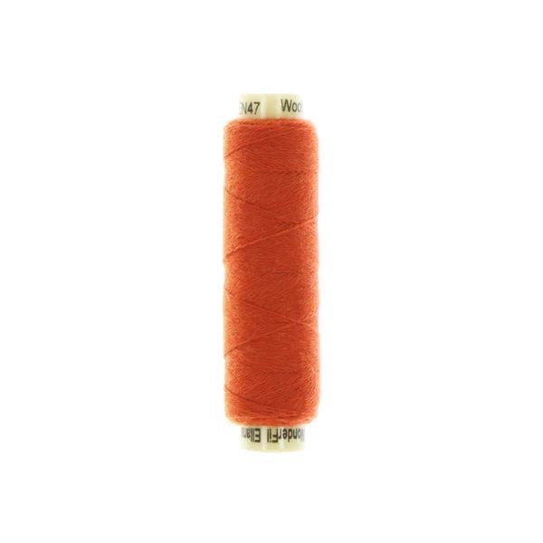 Sue Spargo Ellana 12wt(28/2) Wool/Acrylic Blend Thread 70yd EN47 Pumpkin