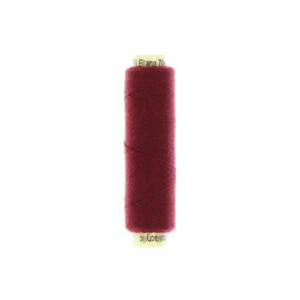 Sue Spargo Ellana 12wt(28/2) Wool/Acrylic Blend Thread 70yd EN44 Bordeaux