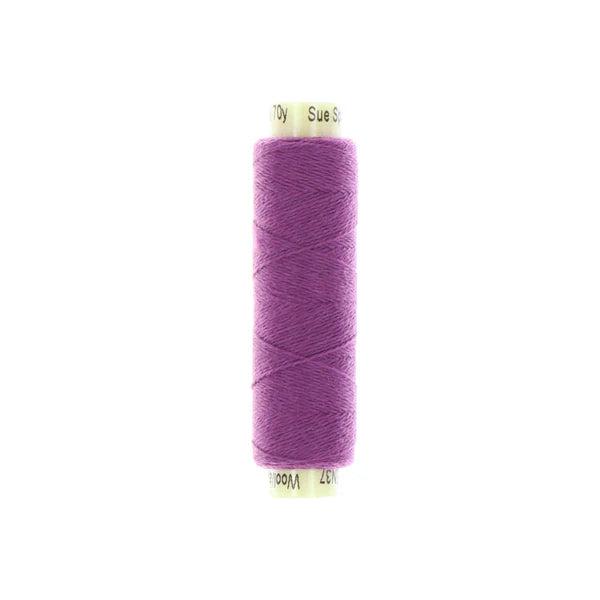 Sue Spargo Ellana 12wt(28/2) Wool/Acrylic Blend Thread 70yd EN37 Very Berry