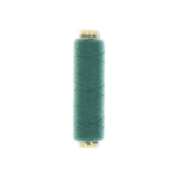 Sue Spargo Ellana 12wt(28/2) Wool/Acrylic Blend Thread 70yd EN17 Blue Spruce