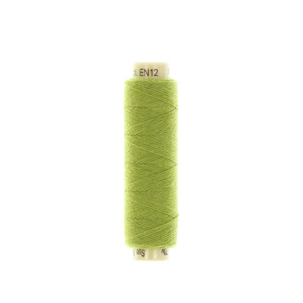 Sue Spargo Ellana 12wt(28/2) Wool/Acrylic Blend Thread 70yd EN12 Avocado