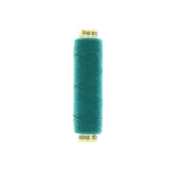 Sue Spargo Ellana 12wt(28/2) Wool/Acrylic Blend Thread 70yd EN09 Amazon Green