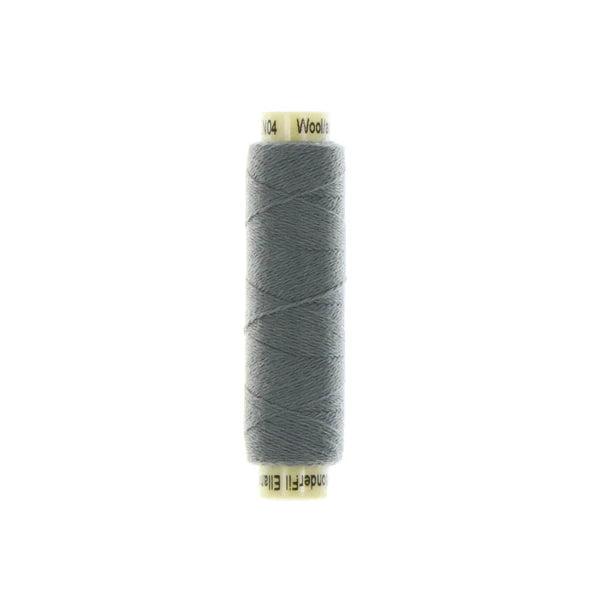 Sue Spargo Ellana 12wt(28/2) Wool/Acrylic Blend Thread 70yd EN04 Grey Flannel