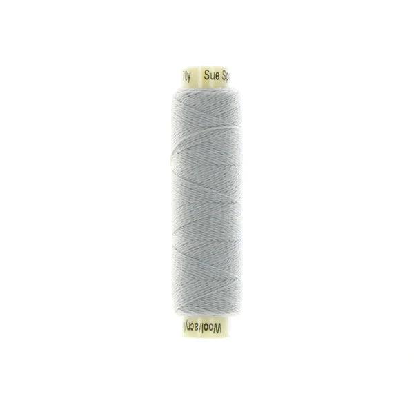 Sue Spargo Ellana 12wt(28/2) Wool/Acrylic Blend Thread 70yd EN01 Pearl Grey