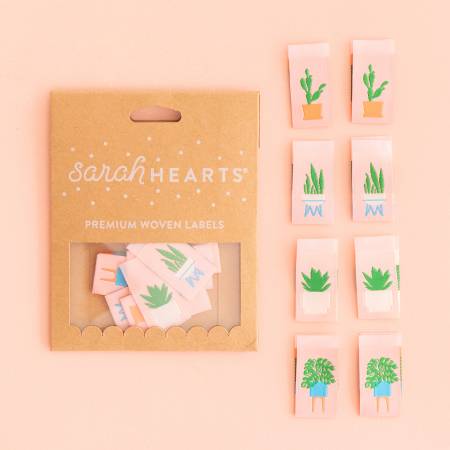 Sarah Hearts Houseplants Multipack Labels SH LP117