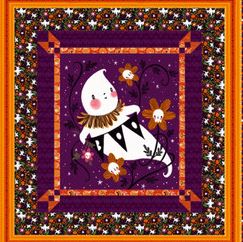 Boo!  Ghostly Greetings Quilt Kit