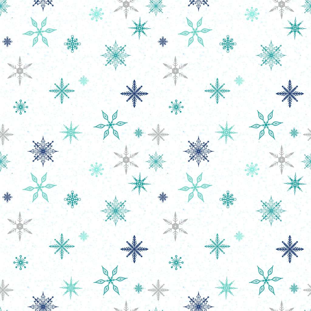 Snow Drift Digital Snowflakes Y4203-1
