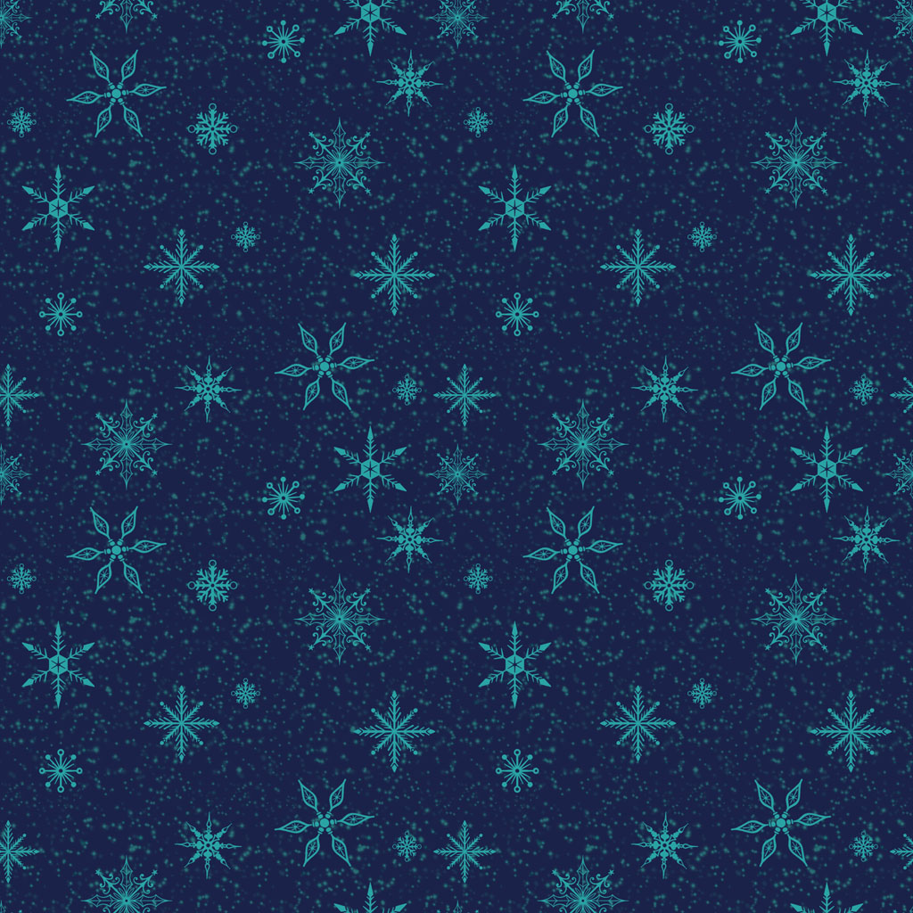 Snow Drift Digital Snowflakes Y4203-53