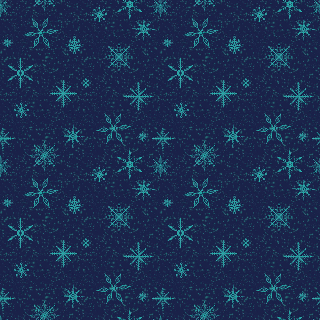 Snow Drift Digital Snowflakes Y4203-53