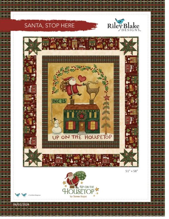 Santa, Stop Here Quilt Kit