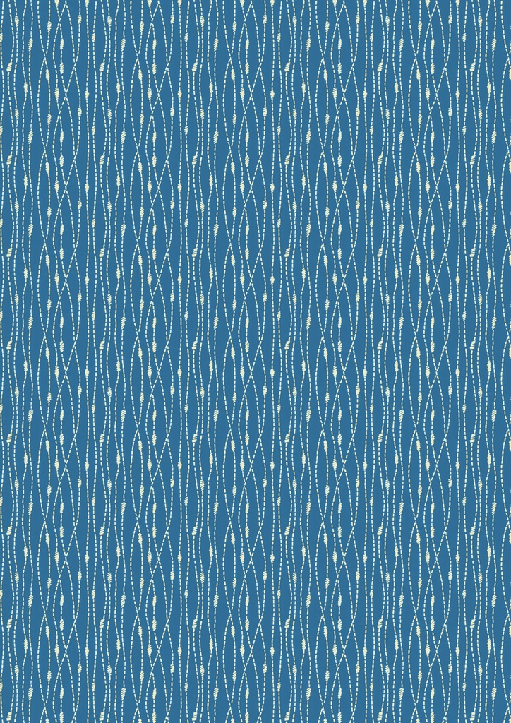 Hajime SH4 Mid Blue Stitch Stripe
