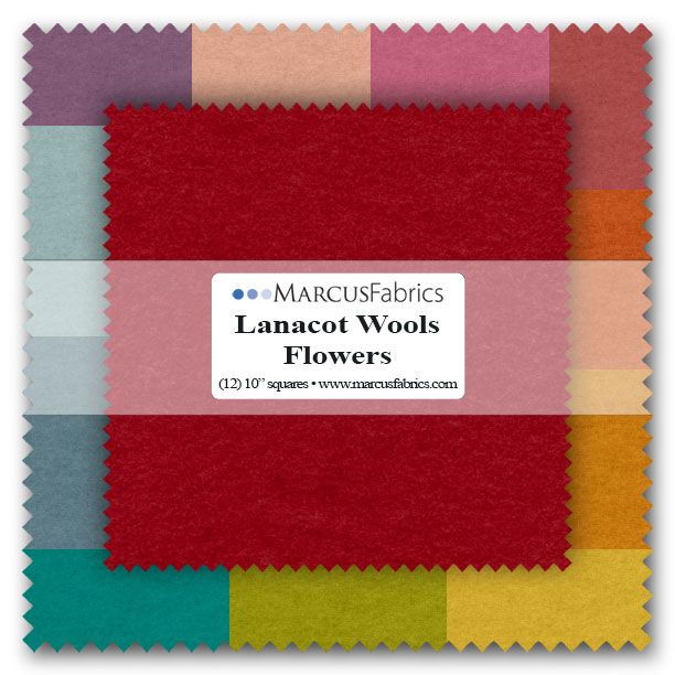 Lanacot Wool SS100 10" Square Pack Flowers