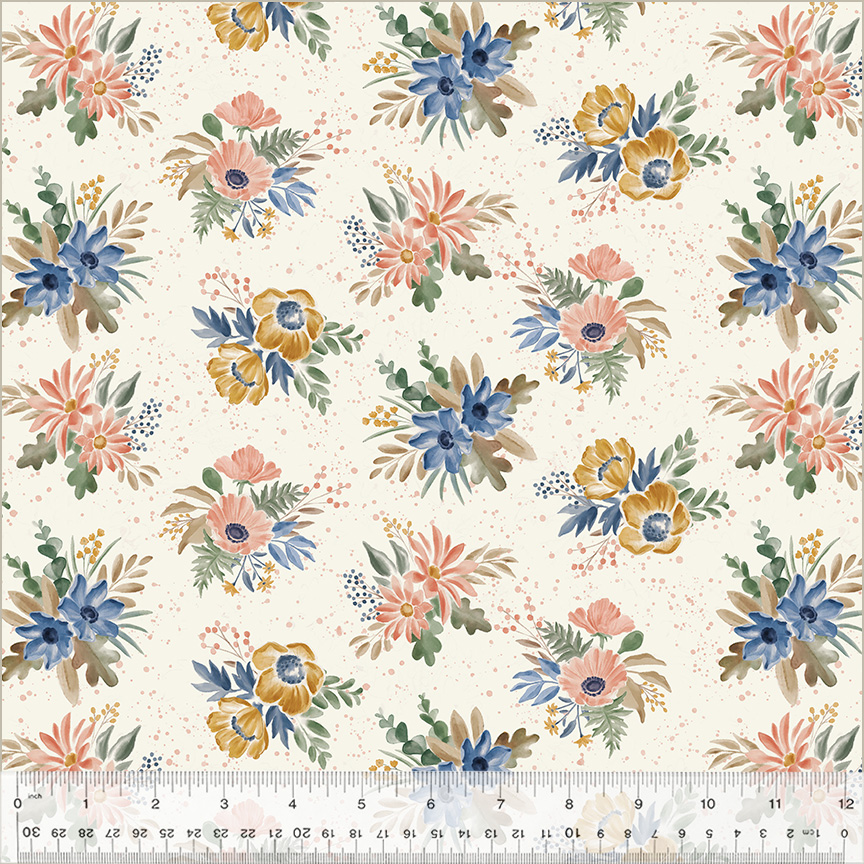 Flower Shop 54175-1 Ivory