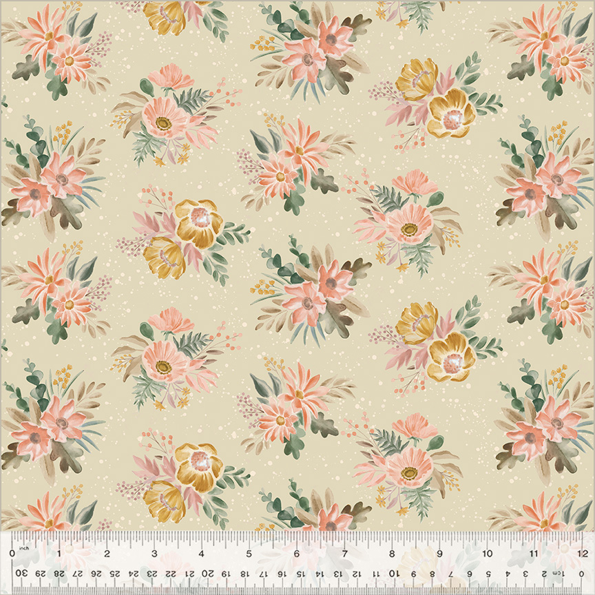 Flower Shop 54175-3 Linen