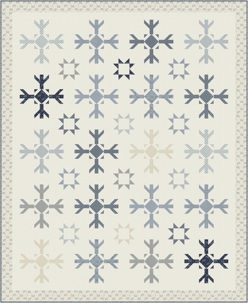 Stars & Snowflakes Snowman Gatherings IV Quilt Kit