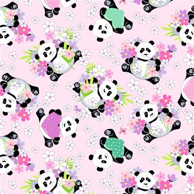 Panda Party SB20427-520 Pink