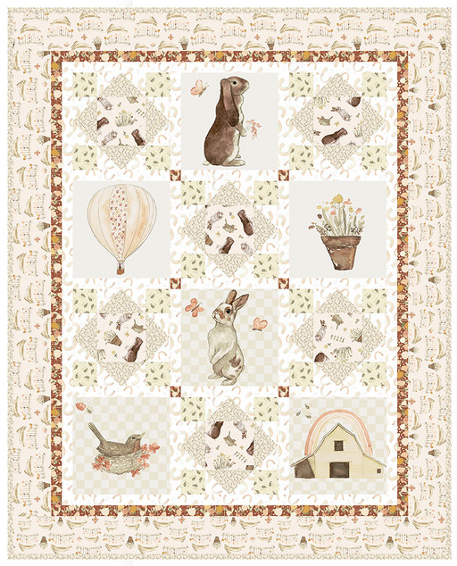 Bunny Run! You Are My Sunshine Quilt Kit