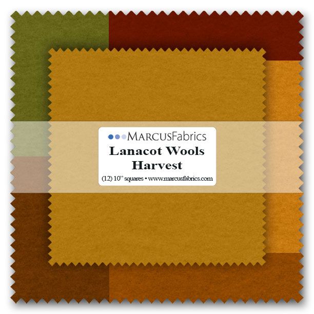 Lanacot Wool SS100 10" Square Pack Harvest