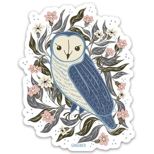 Blue Owl Sticker GB ST2112