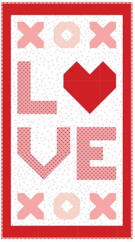 February Door Banner Kit All My Love KTDB-34152