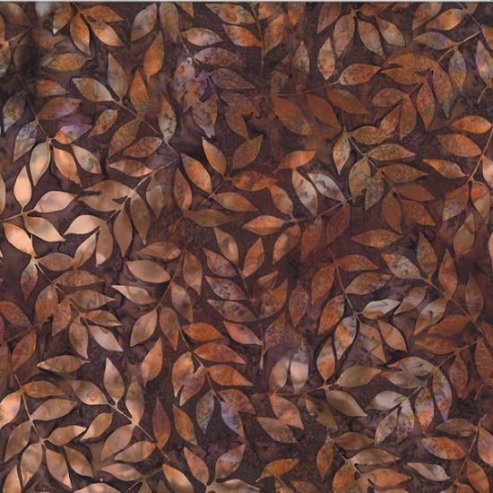 Bali Batiks Leaves U2498 253 Havana